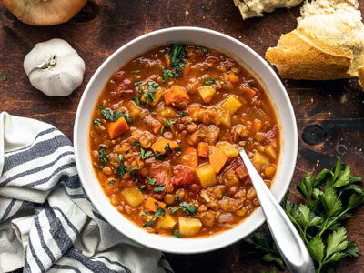 Veg Lentil Tomato Stew